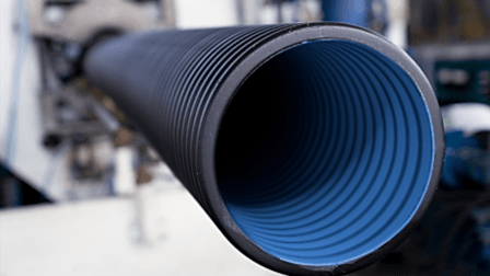 corrugated-pipe-blue